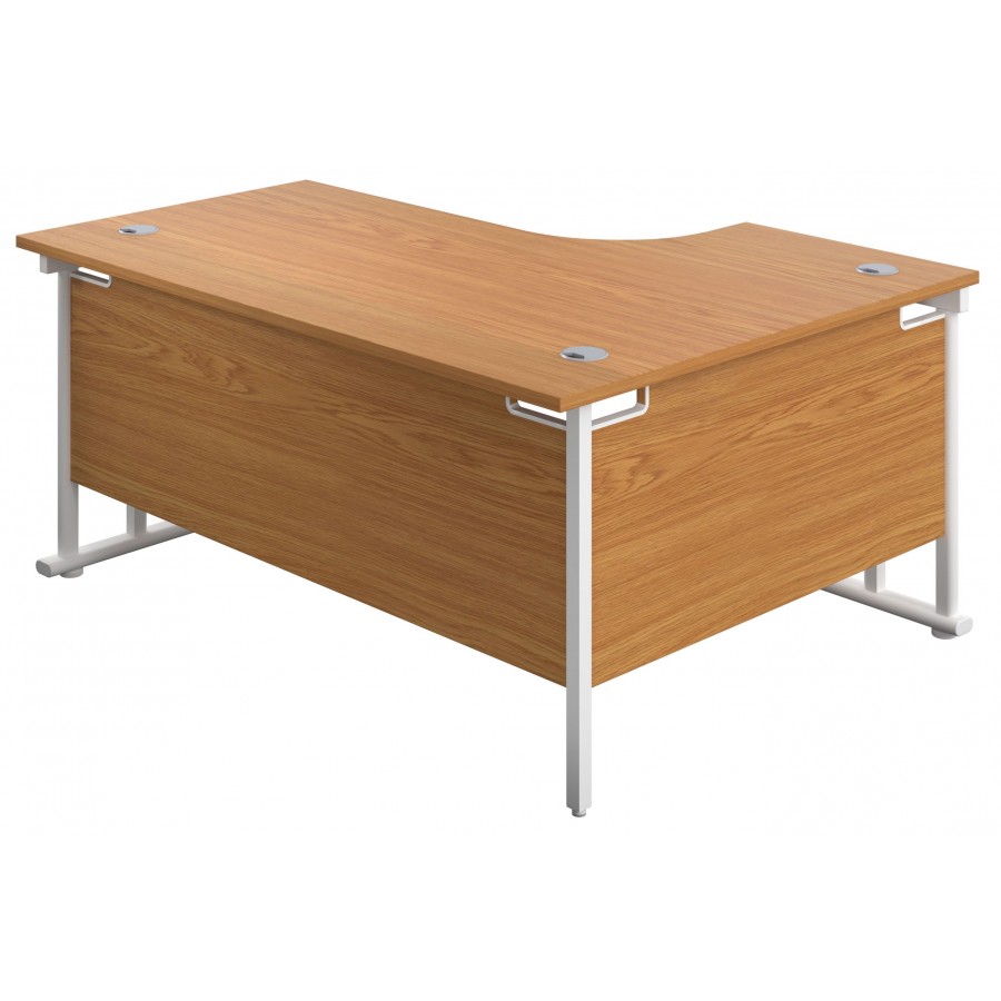 Olton Twin Cantilever Corner Office Desk